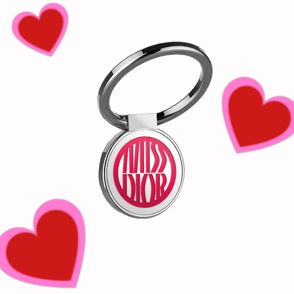 Dior Miss Dior Phone Ring / Key Ring / Phone Stand - silver new in box